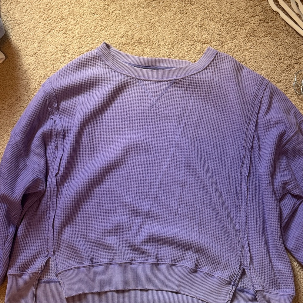 American Eagle Outfitters Purple Sweatshirt